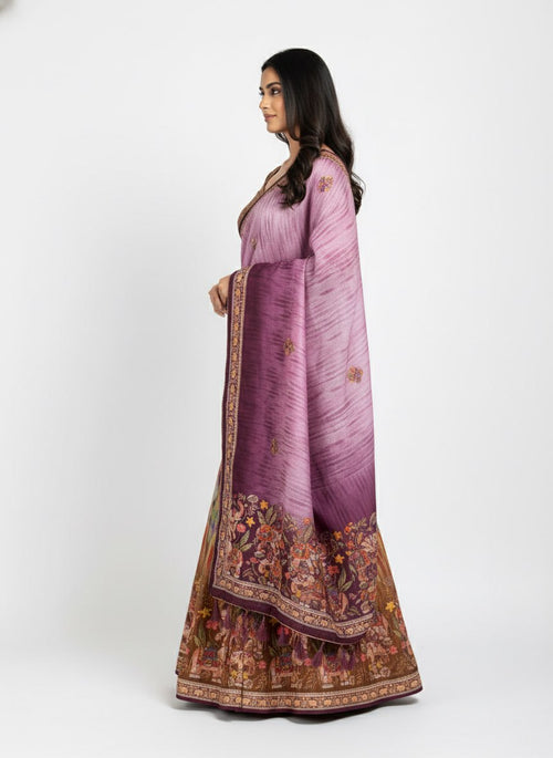 Elegant Dola Silk Digital Print Lehenga Choli with Dupatta | Festive & Wedding Wear Designer Lehenga Set