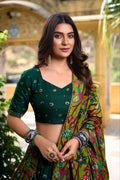 Pure Dolla Silk Chaniya Choli with Vibrant Foil Print & Designer Dupatta