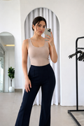 Premium High-Waisted Black Flare Pants for Women – Tailored Fit | Elegant Formal & Casual Wear
